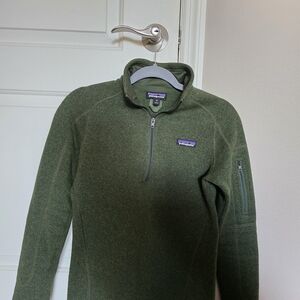Patagonia Green Quarter-Zip Pullover